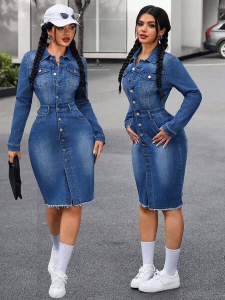 Robe en jean élégante