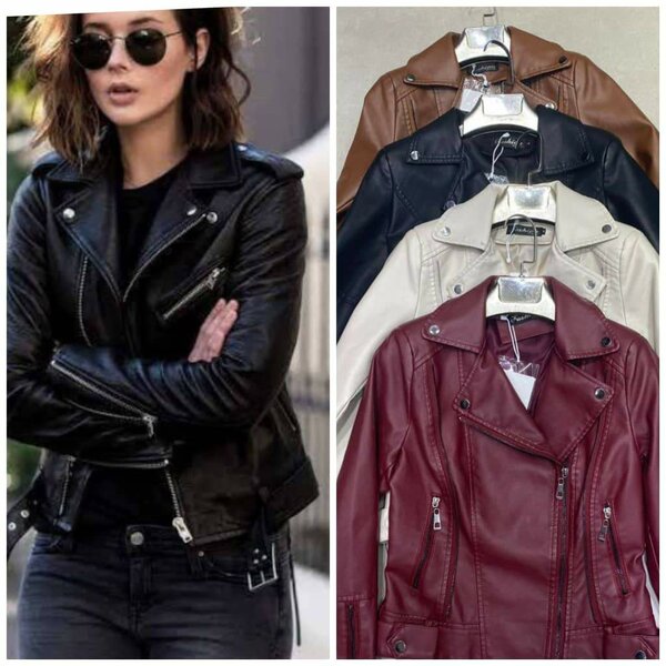 Leather  coat