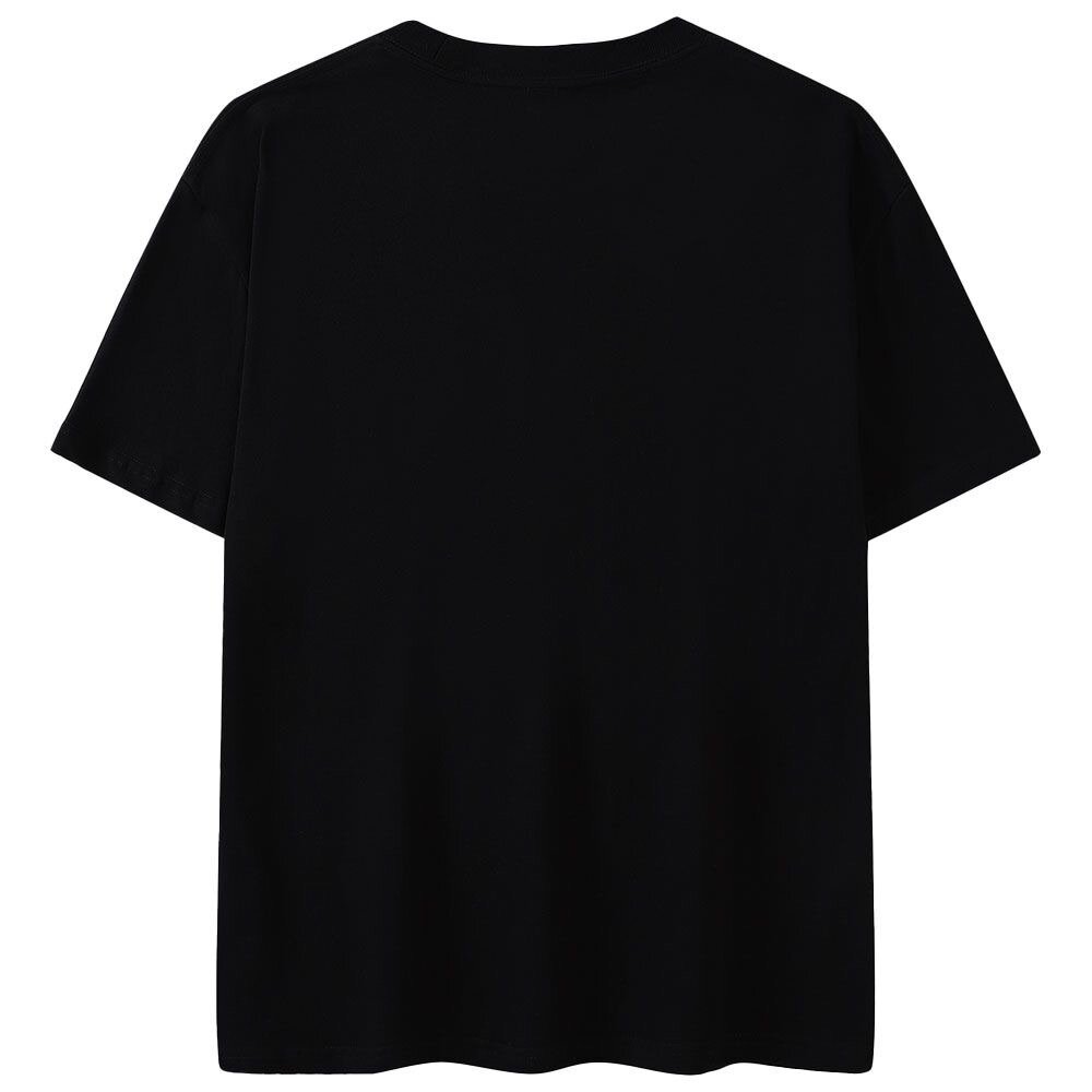 T-shirt noire unisexe