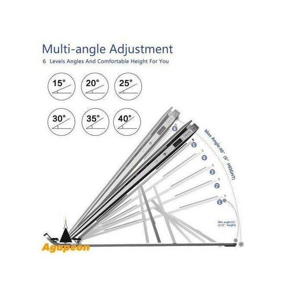 Support laptop pliable en alu