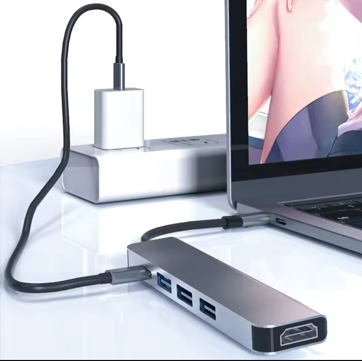 5 ports en 1 type C