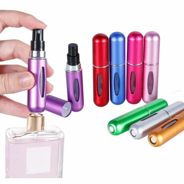 Refillable perfume atomizer