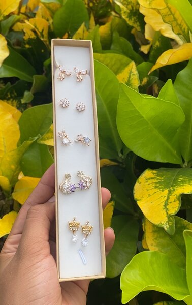 A set of earrings