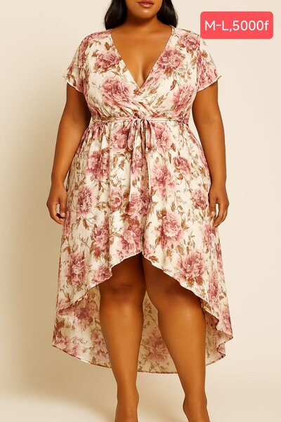Robe élégante grande taille