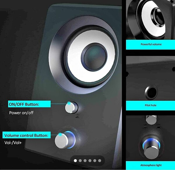 Computer subwoofer speakers