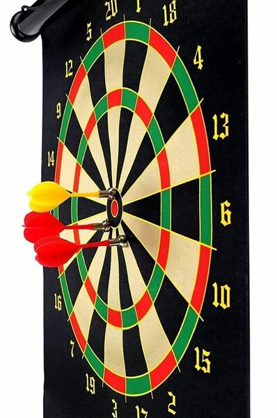 JEU DE FLÉCHETTES MAGNÉTIQUE 12" POUR ENFANTS ET ADULTES