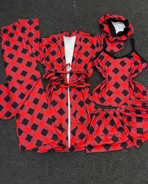 Pyjama rouge pour femme