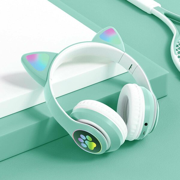 Casque lumineux noir