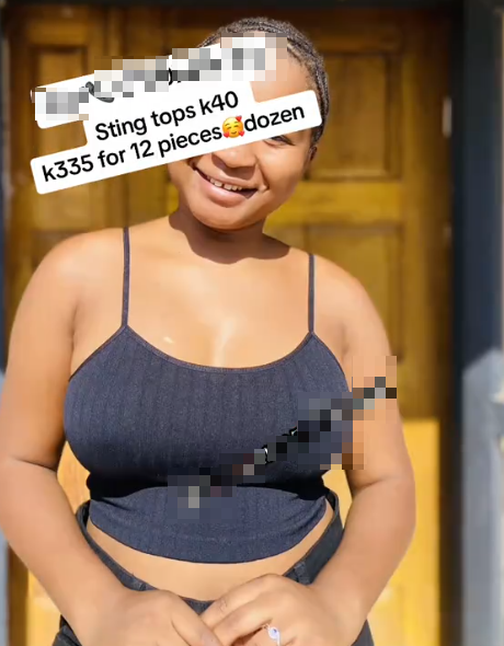 Short women's top