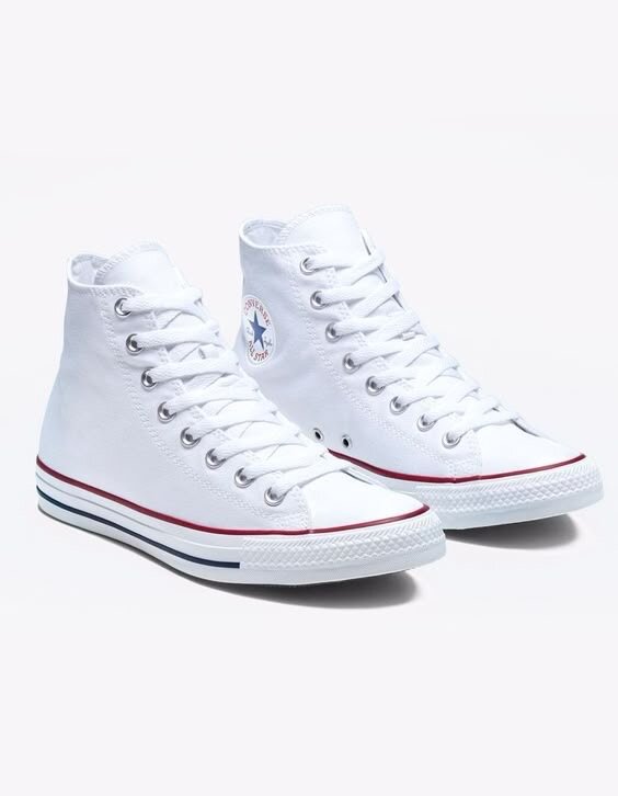 Baskets montantes blanches