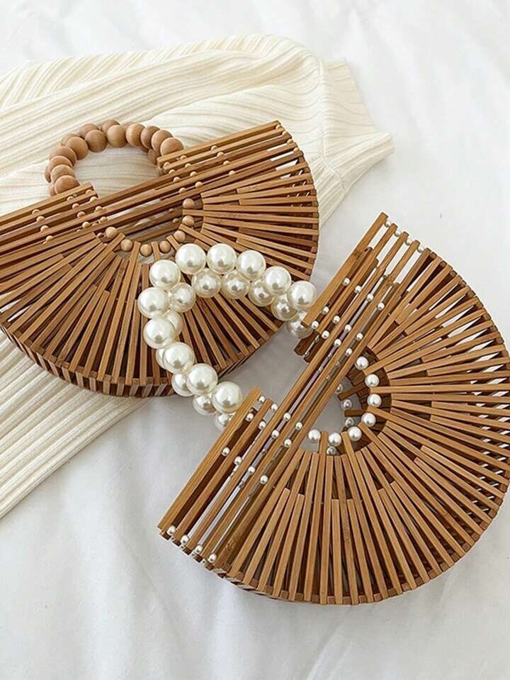 Bamboo wooden bag