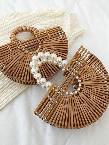 Bamboo wooden bag