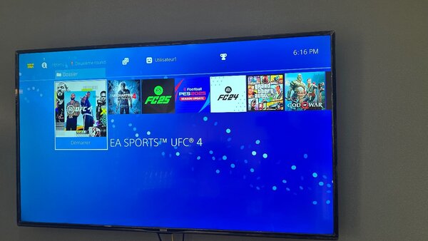 PS4 PRO CRAQUÉ 1TERA + 35 jeux