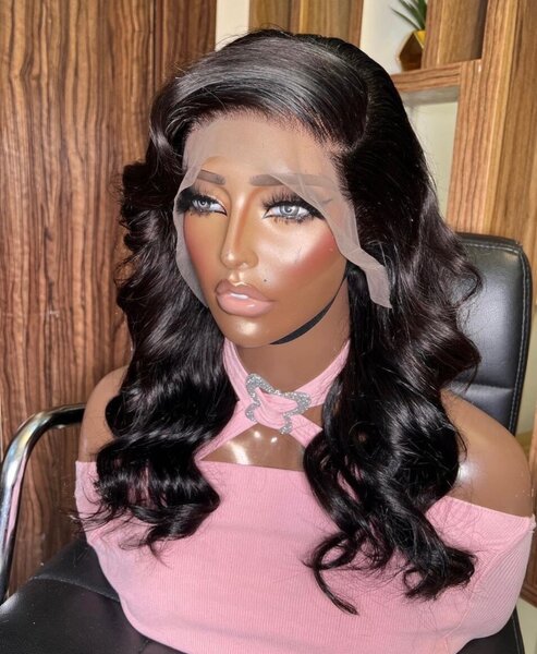 Human hair frontal