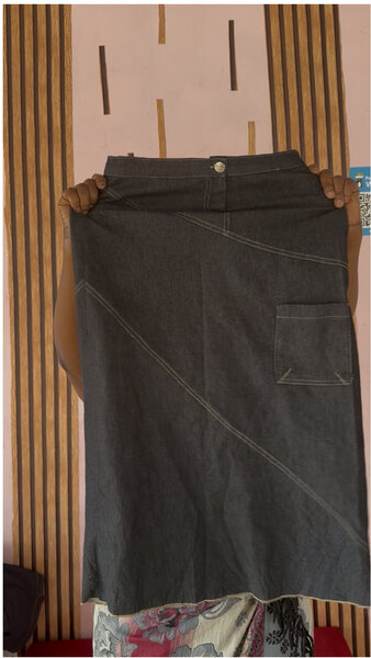 Jupe en jean tendance