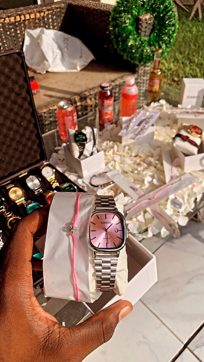 Casio fond rose