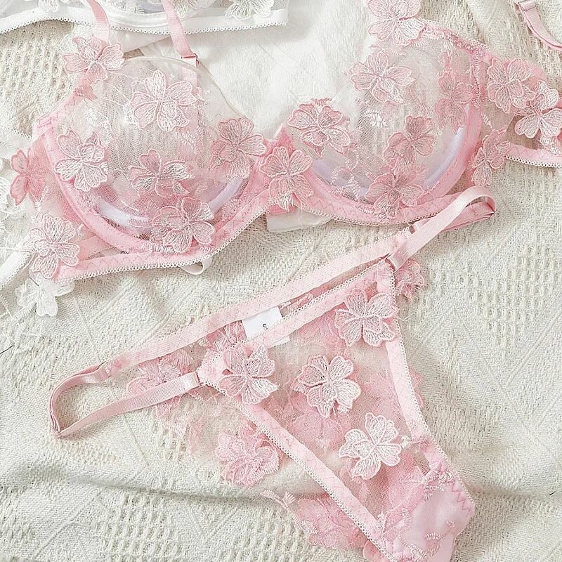 Ensemble Lingerie Dentelle Florale