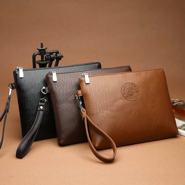 Pochette de cuir élégante