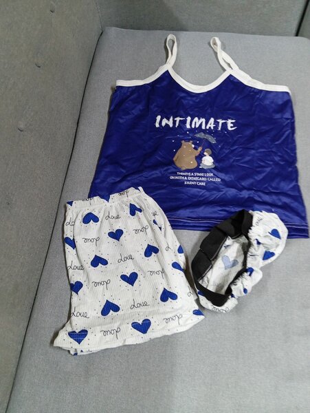 Pyjama court fille motifs mignons