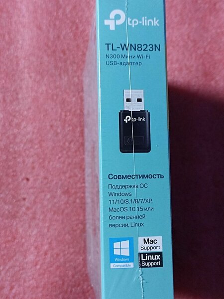 Usb WiFi адаптер Mini USB, TP-Link TL-WN823N 300Mbps