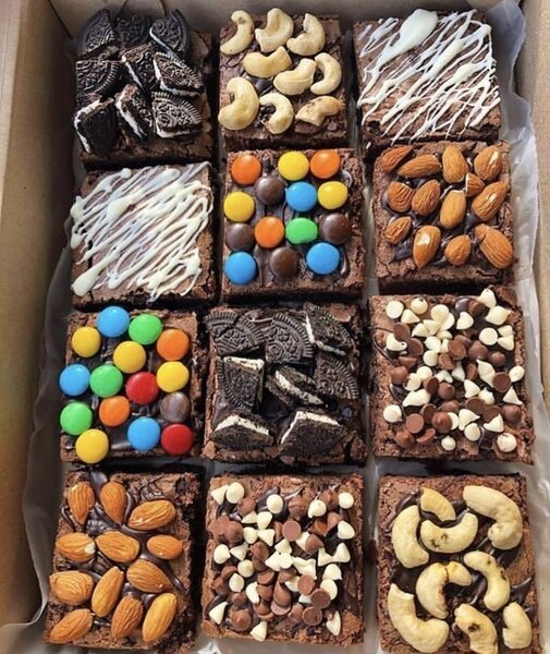 Brownies gourmands assortis