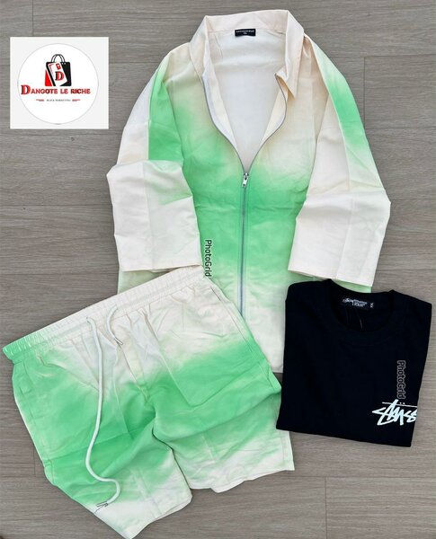 Ensemble décontracté vert dégradé