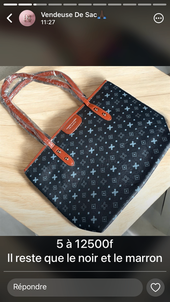 Sac cabas élégant motif géométrique
