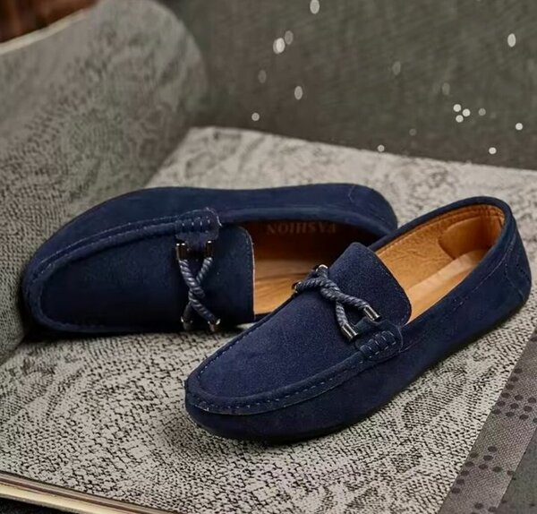 Mocassins en daim pour hommes