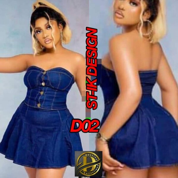 Robe chic en jean