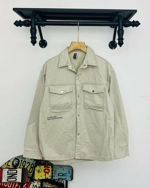 Solid Jeans Jacket