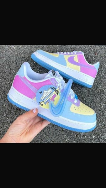 Colourful sneakers