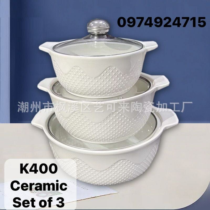 Ceramic soup bowls