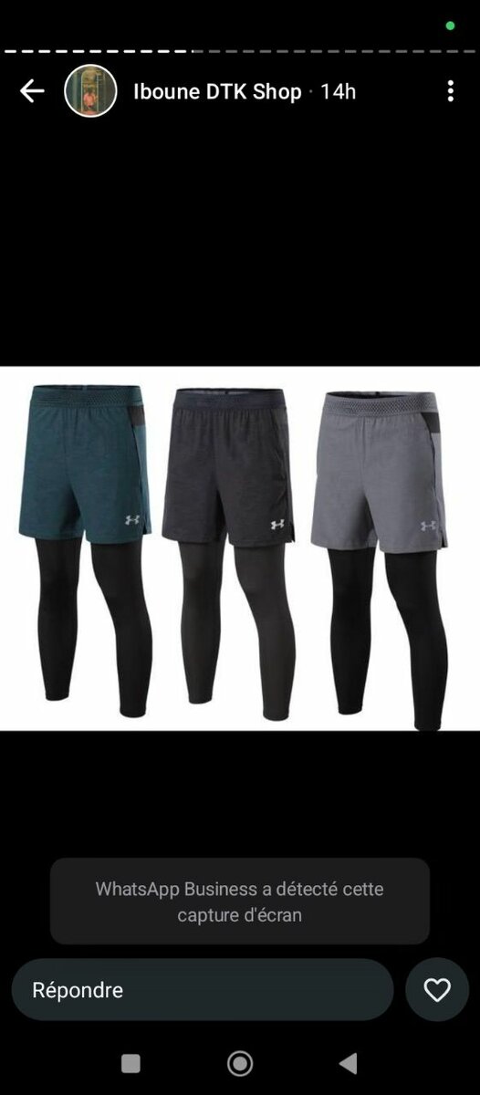 Tenue de sport