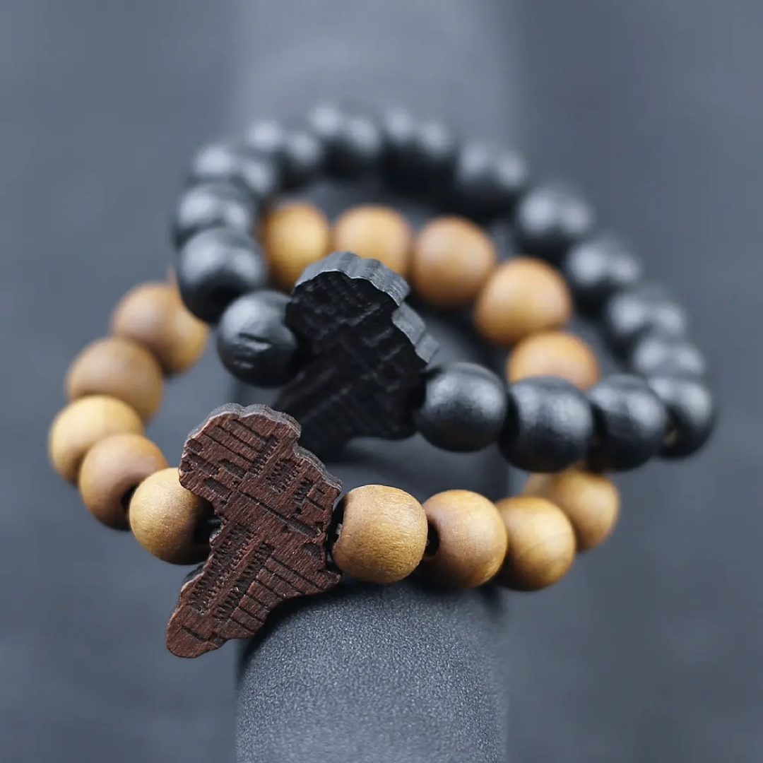 Bracelet de carte d'Afrique