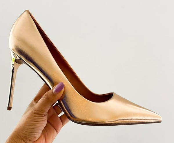 Rosegold high heels