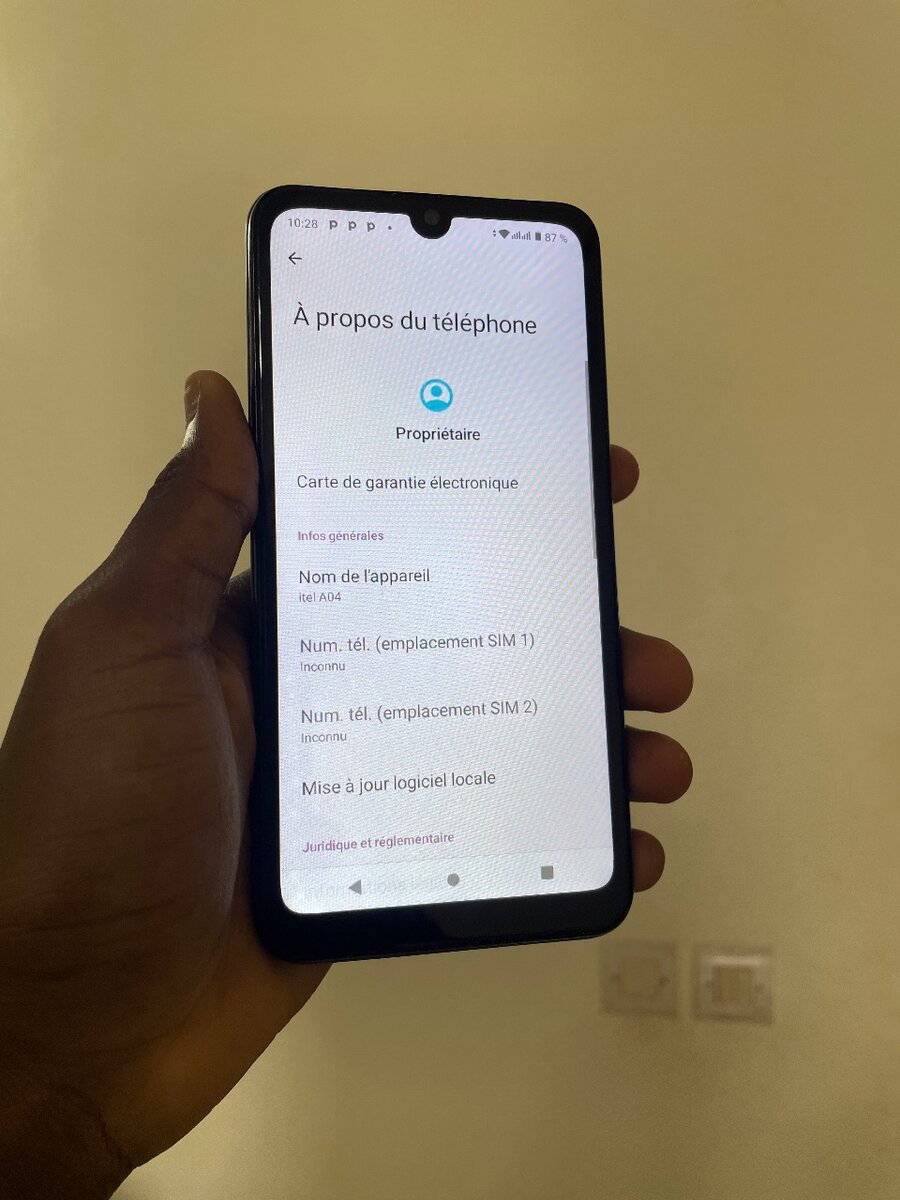 Itel A04 disponible