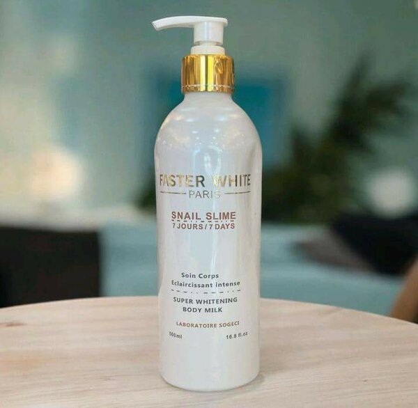 Faster white lotion