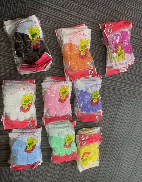 Gants de gommage