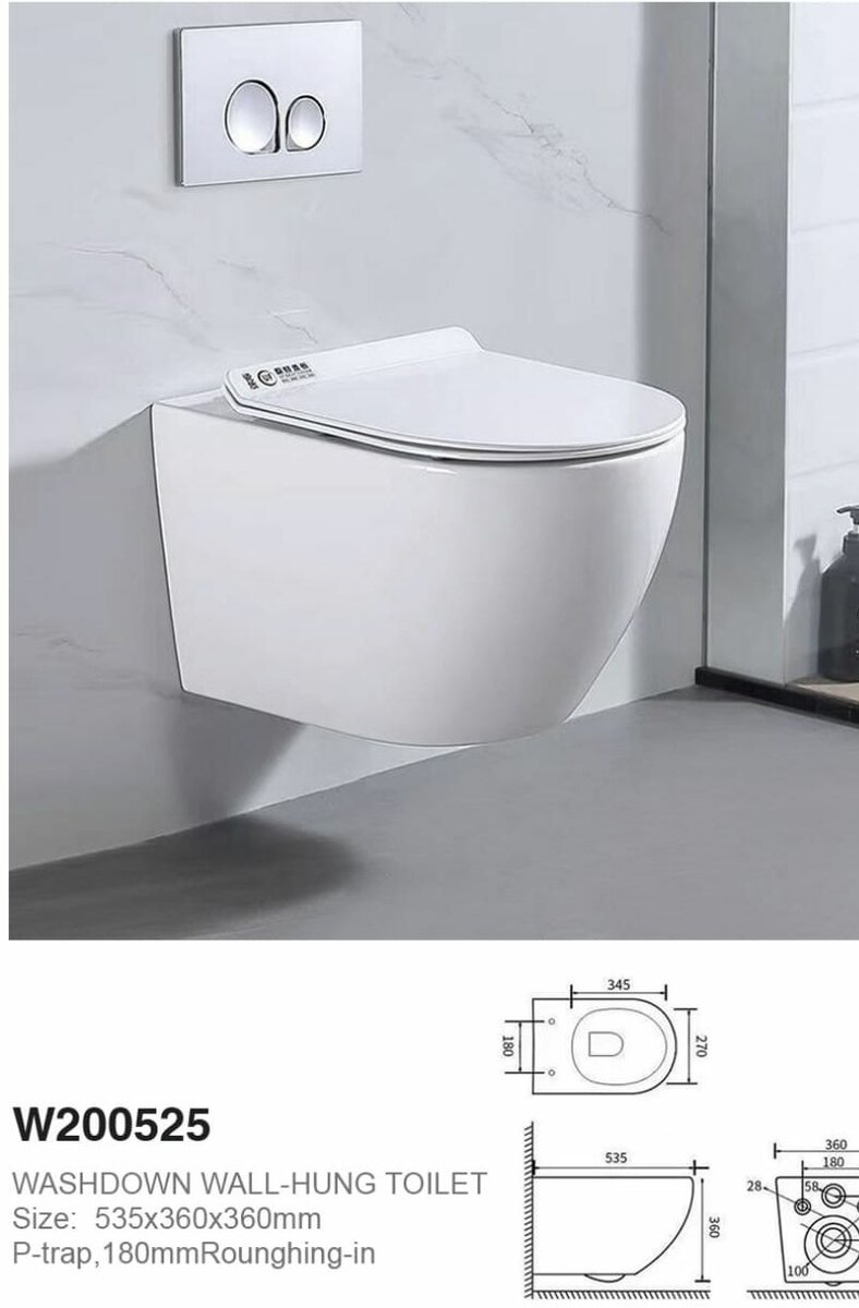 Toilette suspendue