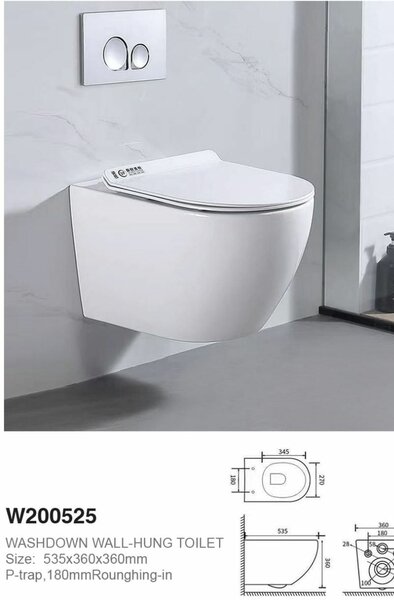 Toilette suspendue