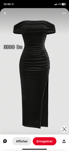 Robe Élégante Épaule Nue