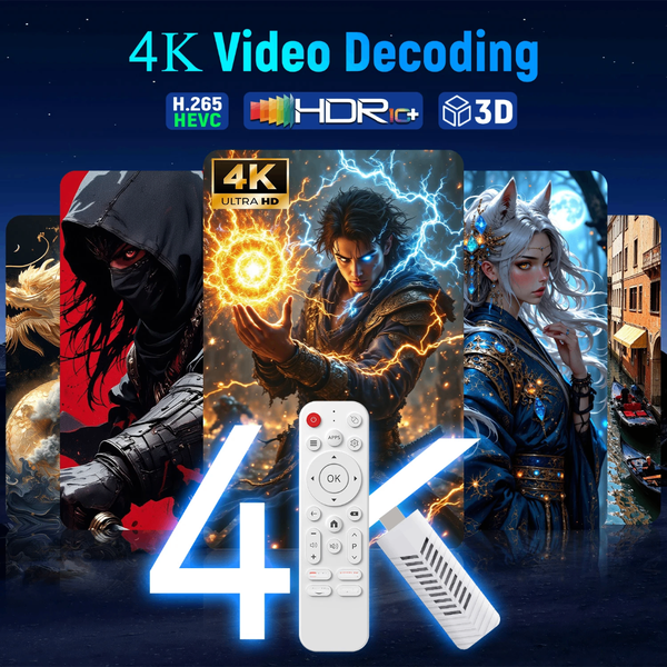 Clé TV Android 4K I96 D11