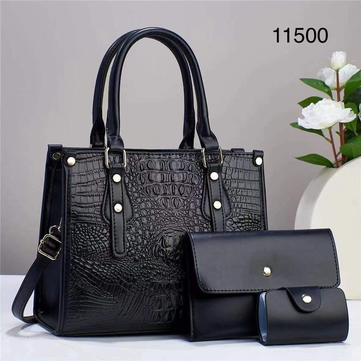 ensemble de 3 sacs à main en cuir pour femmes
