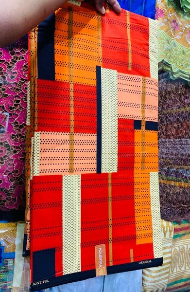 Tissu Ankara coloré élégant