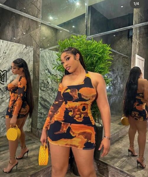 Double mesh dress