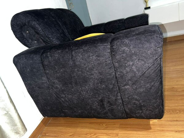 Fauteuil moderne en velours
