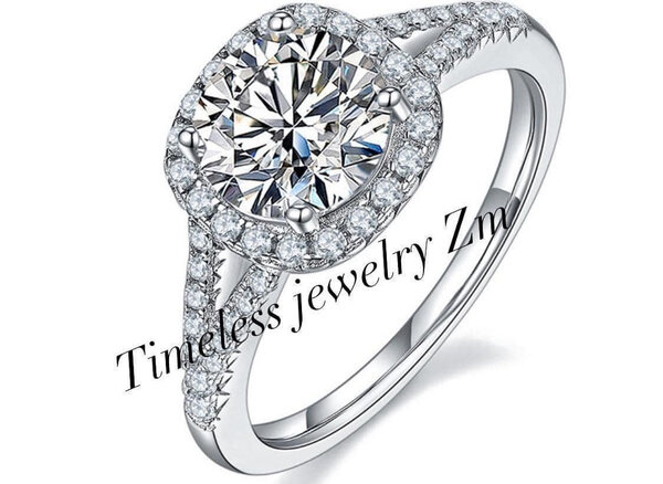 Silver plated ring