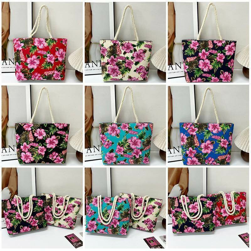 Flower Pattern Tote Bags