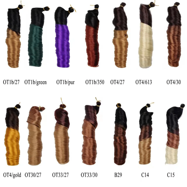 Spiral curly hair extension