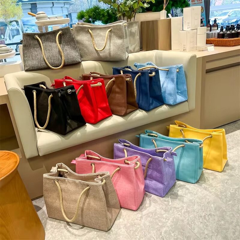 Sac fourre-tout en toile tendance